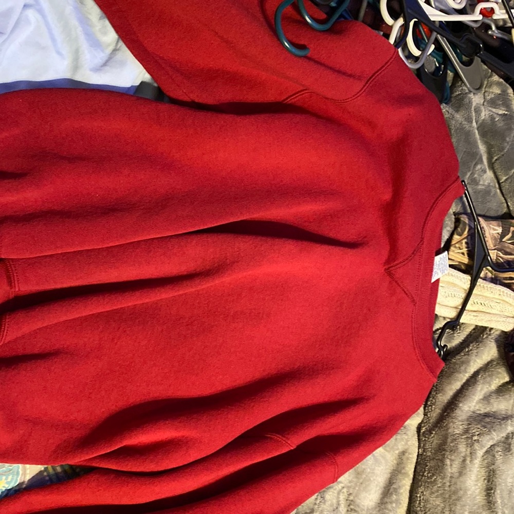 red sweater